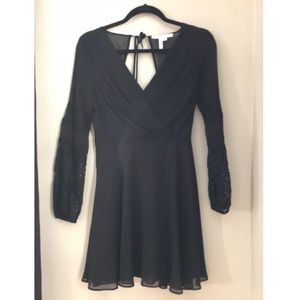 Long sleeve cocktail dress